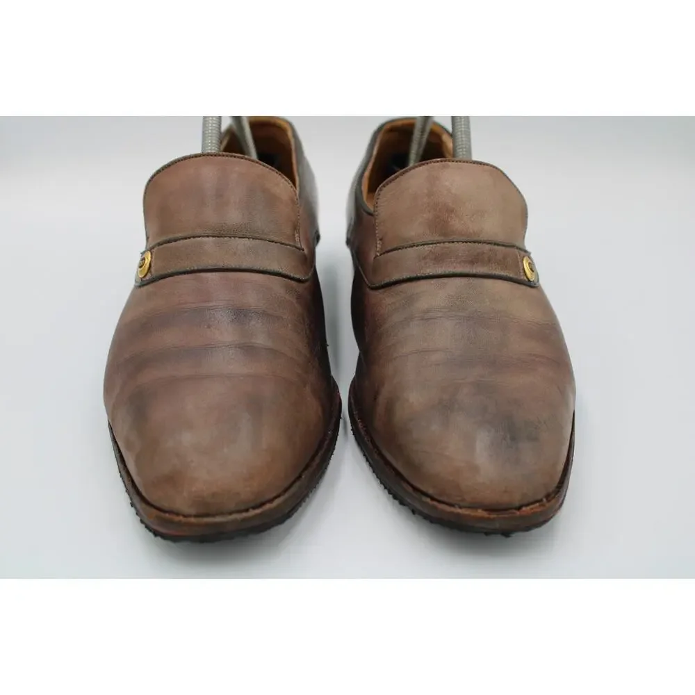 Size 9.5 - Vintage Bally Styleflex Jaro Genuine Leather Dress Shoes Switzerland